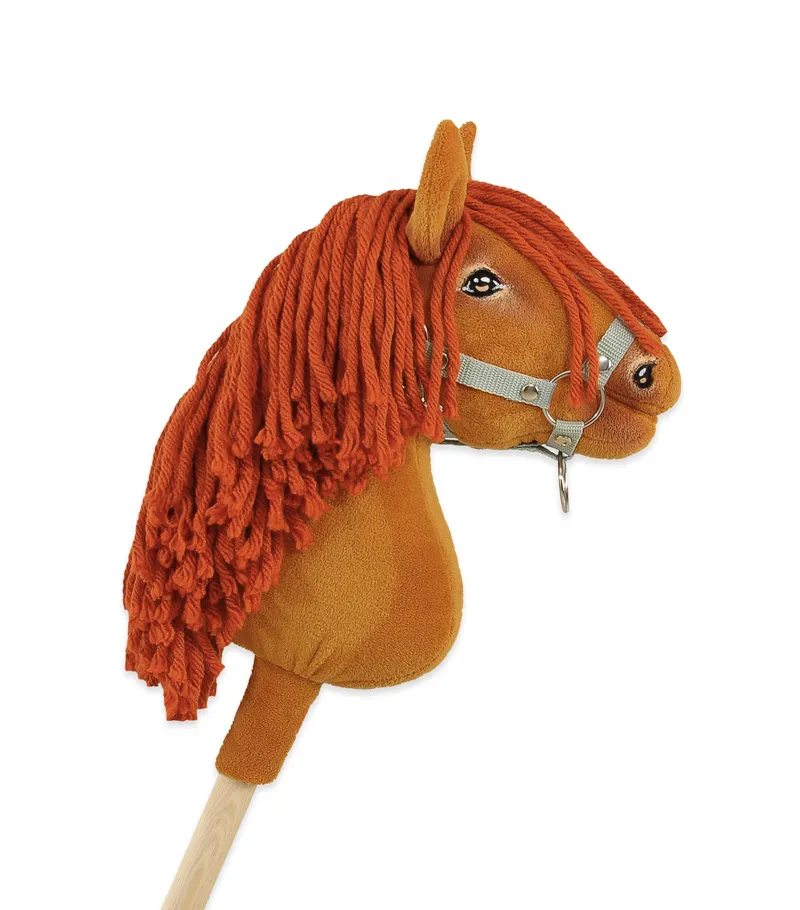 Hobby Horse Średni Koń Na Kiju Premium Rudy Kasztan TUM-TUM