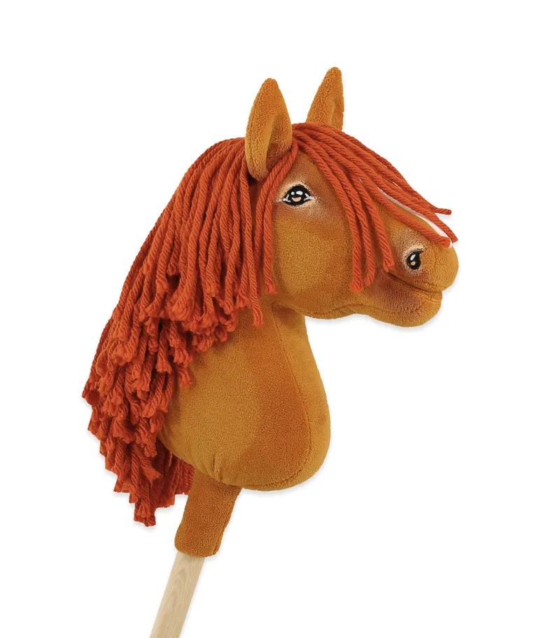 Hobby Horse Średni Koń Na Kiju Premium Rudy Kasztan TUM-TUM