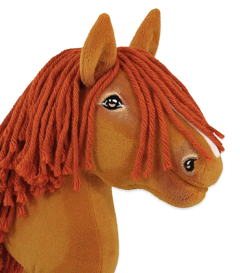 Hobby Horse Średni Koń Na Kiju Premium Rudy Kasztan TUM-TUM