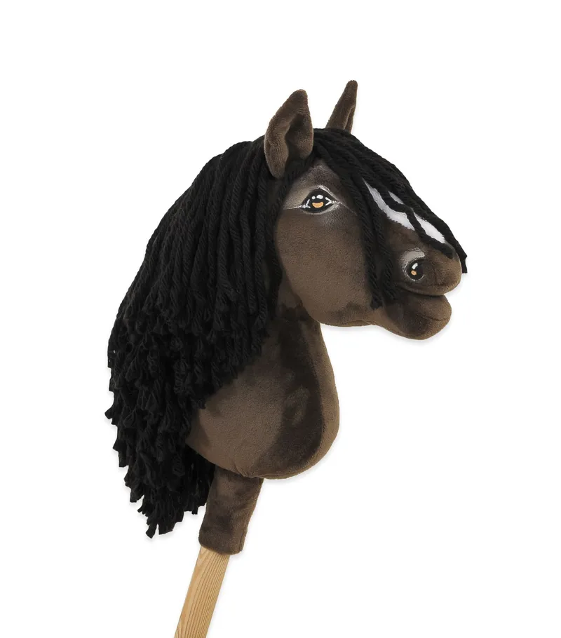 Hobby Horse Mały Koń Na Kiju Premium Ciemnobrązowy Ciemogniady TUM-TUM
