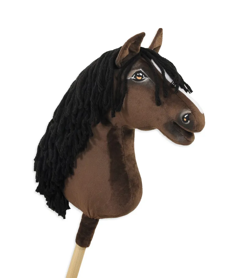 Hobby Horse Duży Koń Na Kiju Premium Ciemnogniady TUM-TUM