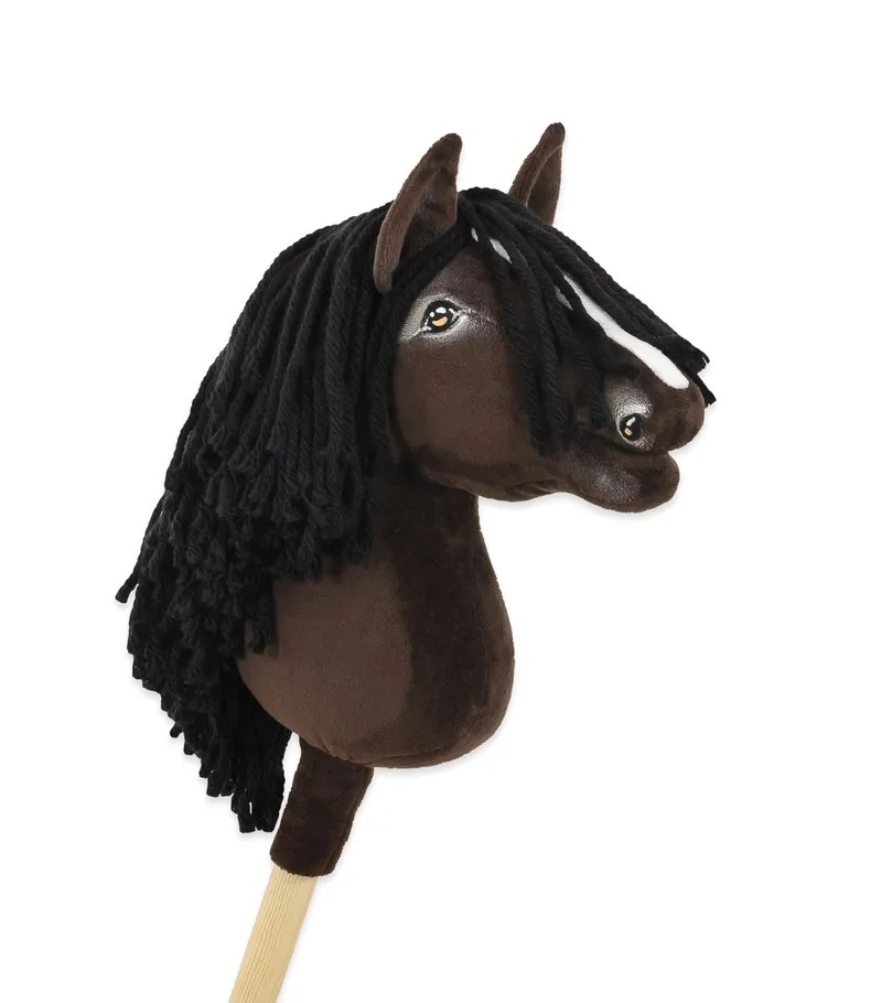 Hobby Horse Średni Koń Na Kiju Premium Ciemnobrązowy Ciemogniady TUM-TUM