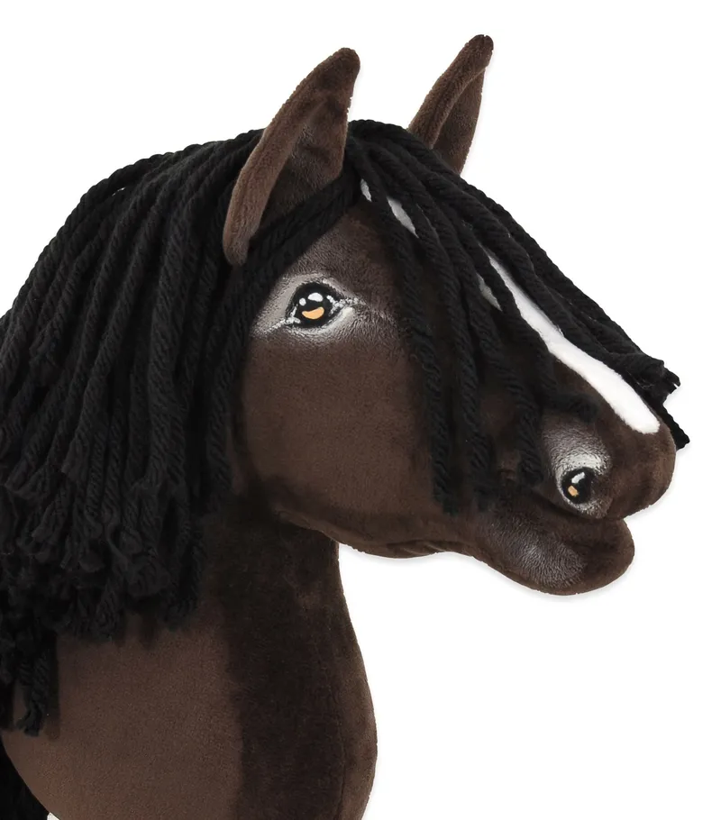 Hobby Horse Średni Koń Na Kiju Premium Ciemnobrązowy Ciemogniady TUM-TUM