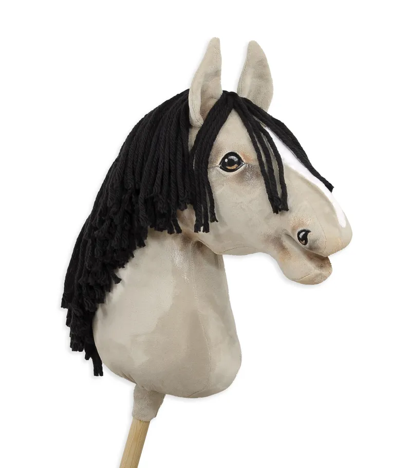 Hobby Horse Duży Koń Na Kiju Premium Jasnobułany TUM-TUM