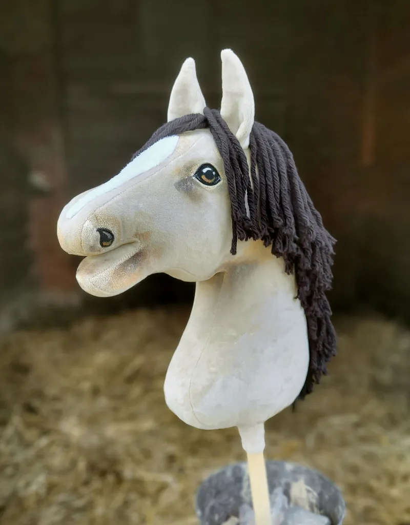 Hobby Horse Duży Koń Na Kiju Premium Jasnobułany TUM-TUM