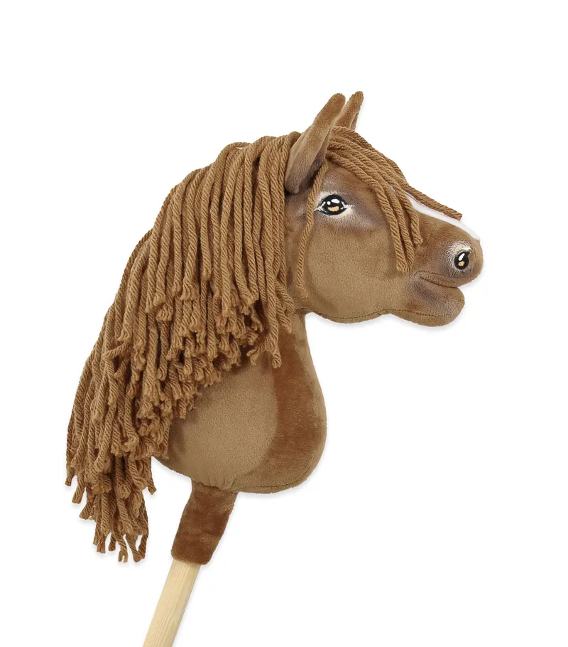 Hobby Horse Średni Koń Na Kiju Premium Jasny Kasztan TUM-TUM - Brązowy
