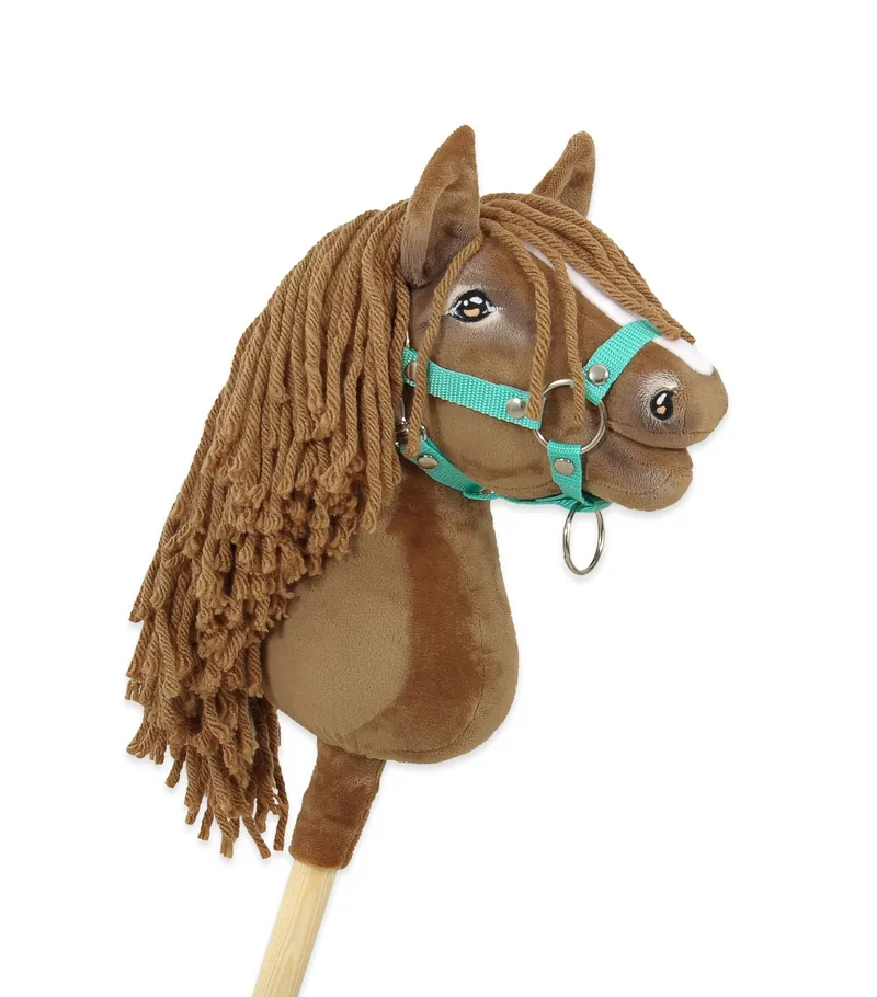Hobby Horse Średni Koń Na Kiju Premium Jasny Kasztan TUM-TUM - Brązowy