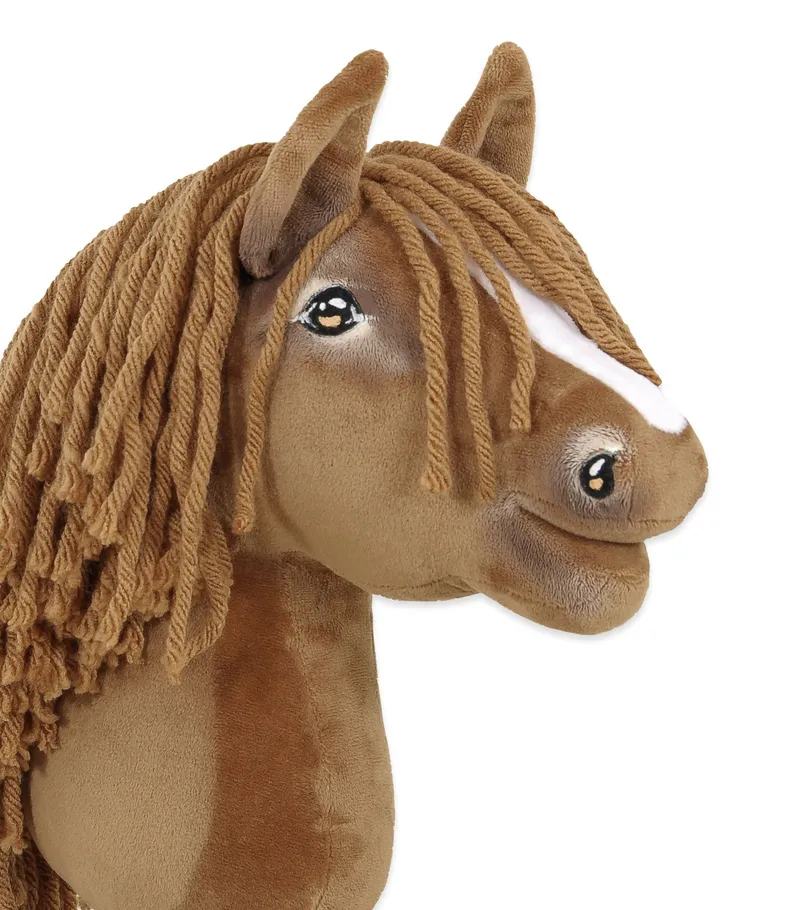 Hobby Horse Średni Koń Na Kiju Premium Jasny Kasztan TUM-TUM - Brązowy