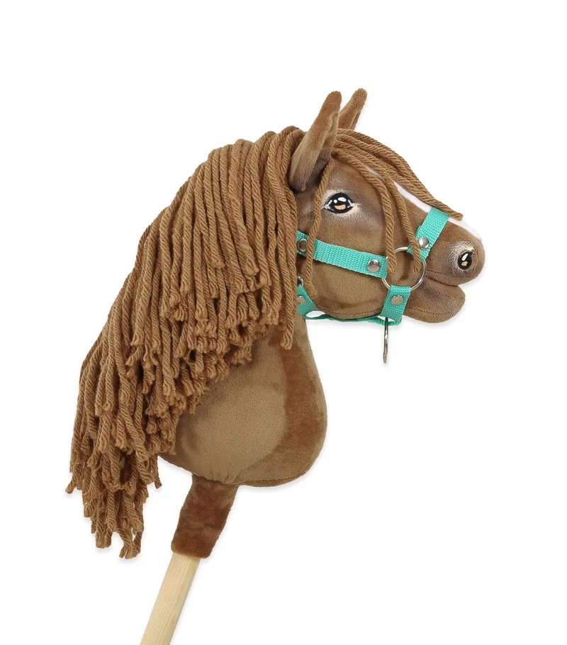 Hobby Horse Średni Koń Na Kiju Premium Jasny Kasztan TUM-TUM - Brązowy
