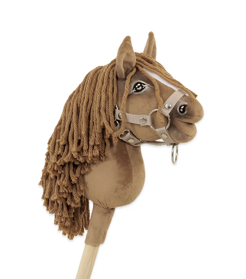 Hobby Horse Mały Koń Na Kiju Premium Jasny Kasztan TUM-TUM - Brązowy
