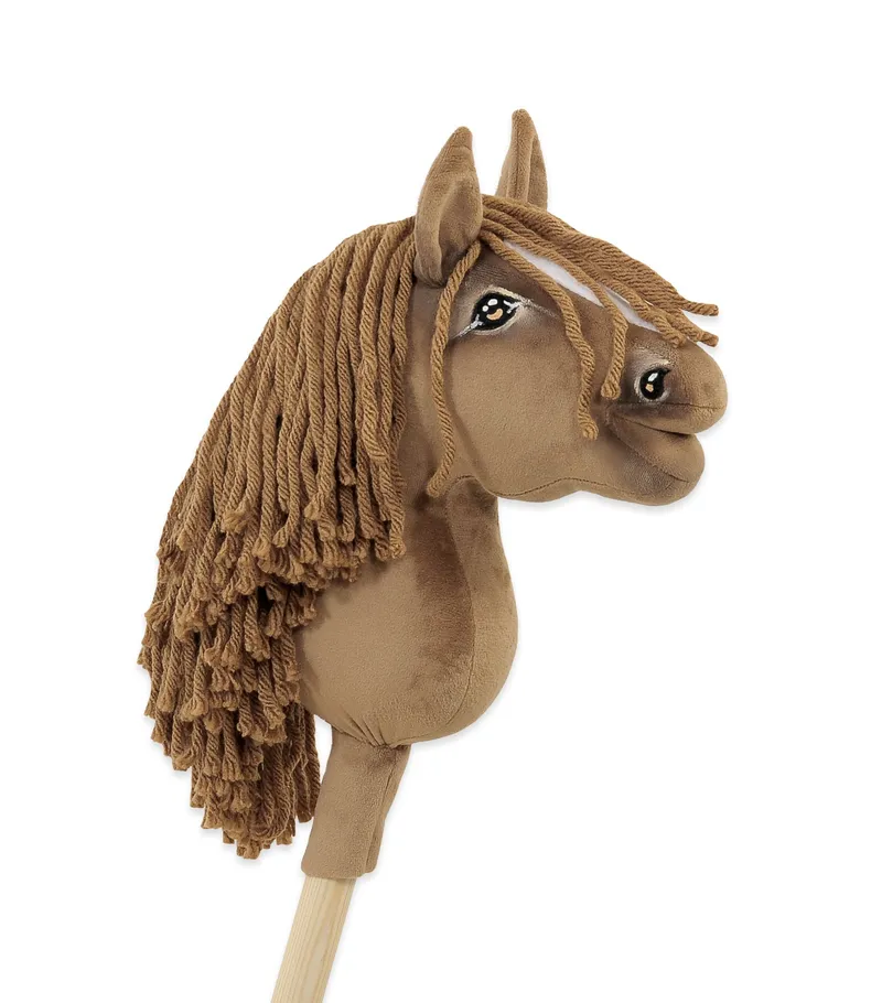 Hobby Horse Mały Koń Na Kiju Premium Jasny Kasztan TUM-TUM - Brązowy
