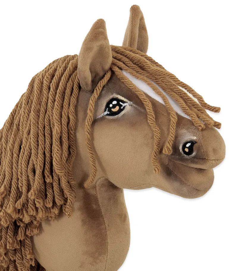 Hobby Horse Mały Koń Na Kiju Premium Jasny Kasztan TUM-TUM - Brązowy