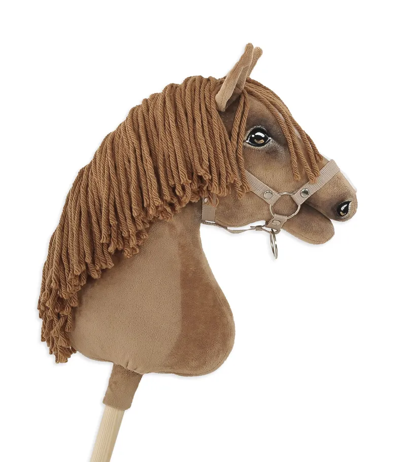 Hobby Horse Duży Koń Na Kiju Premium Jasny Kasztan TUM-TUM