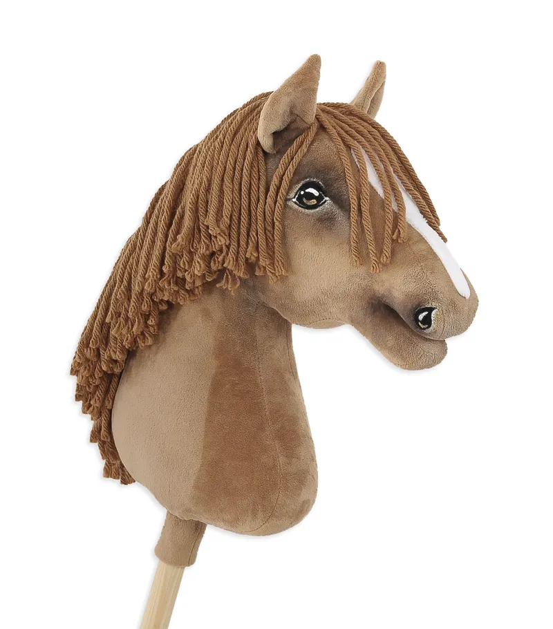 Hobby Horse Duży Koń Na Kiju Premium Jasny Kasztan TUM-TUM