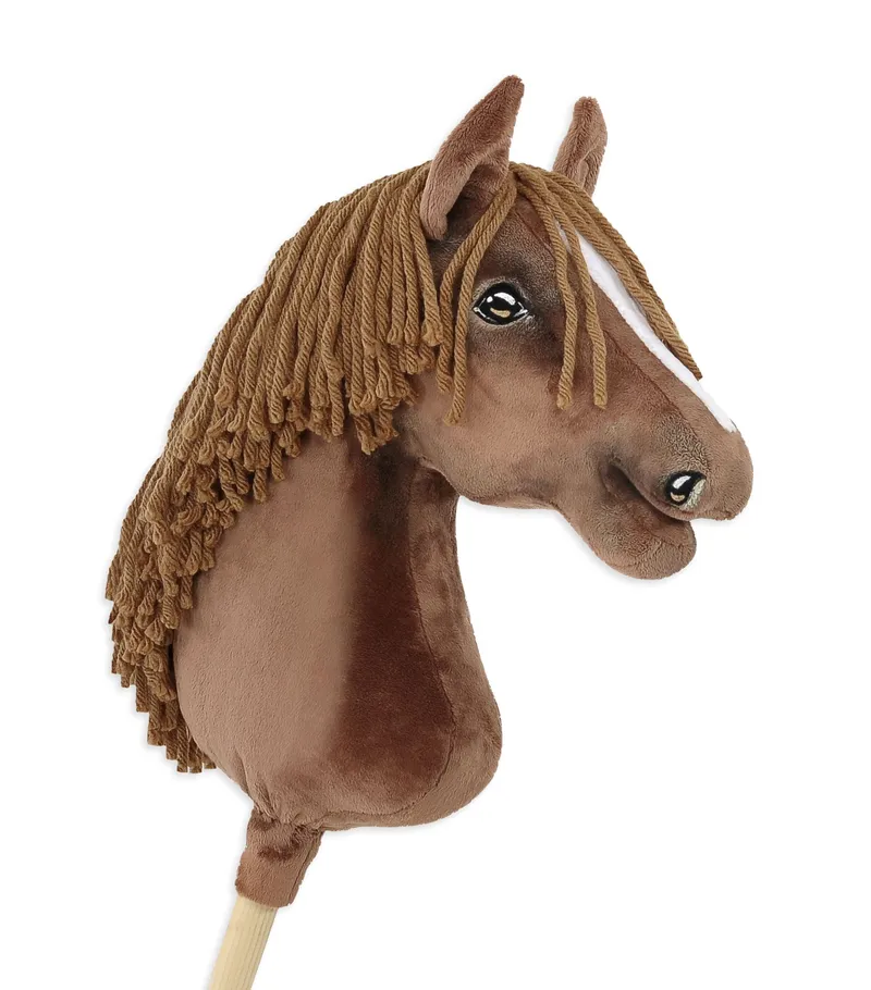 Hobby Horse Duży Koń Na Kiju Premium Ciemny Kasztan TUM-TUM