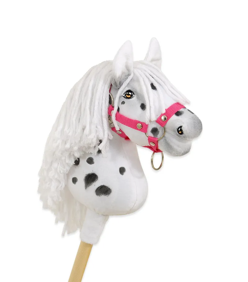Hobby Horse Średni Koń Na Kiju Premium Tarantowaty TUM-TUM - Biały