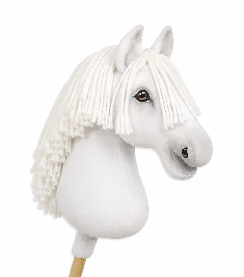 Hobby Horse Duży Koń Na Kiju Premium TUM-TUM - Biały