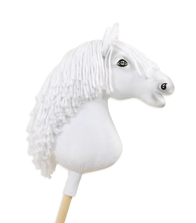 Hobby Horse Duży Koń Na Kiju Premium TUM-TUM - Biały