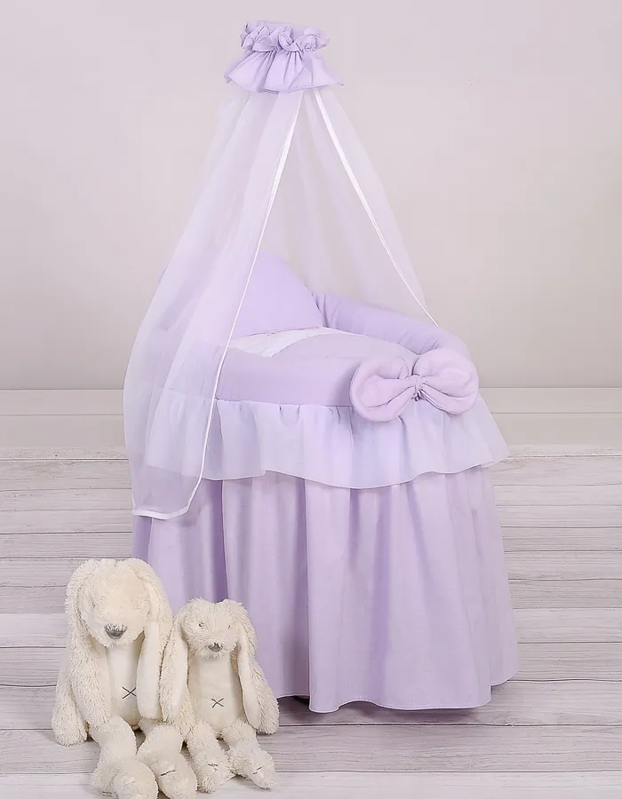 Wózek Dla Lalek Kosz Mojżesza Baldachimem Little Princess TUM-TUM