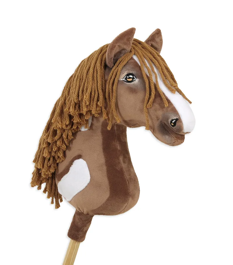 Hobby Horse Duży Koń Na Kiju Premium Western II Gniady Brązową TUM-TUM