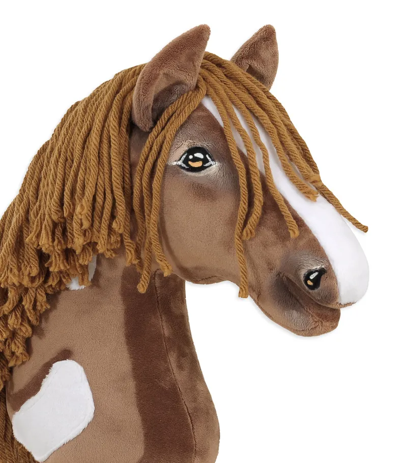 Hobby Horse Duży Koń Na Kiju Premium Western II Gniady Brązową TUM-TUM