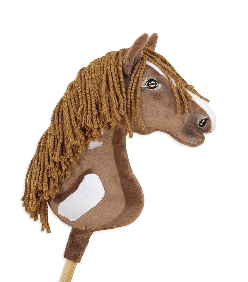 Hobby Horse Duży Koń Na Kiju Premium Western II Gniady Brązową TUM-TUM