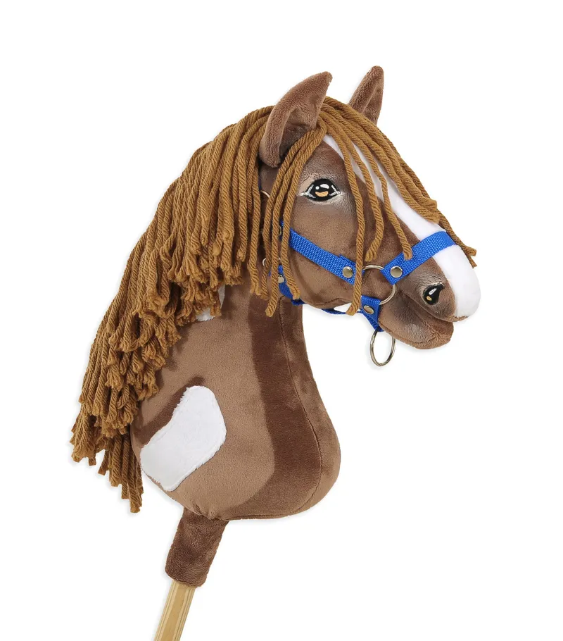 Hobby Horse Duży Koń Na Kiju Premium Western II Gniady Brązową TUM-TUM