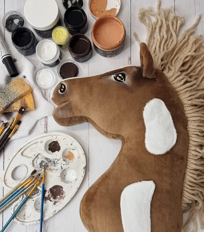 Hobby Horse Duży Koń Na Kiju Premium Western III Gniady Jasną TUM-TUM