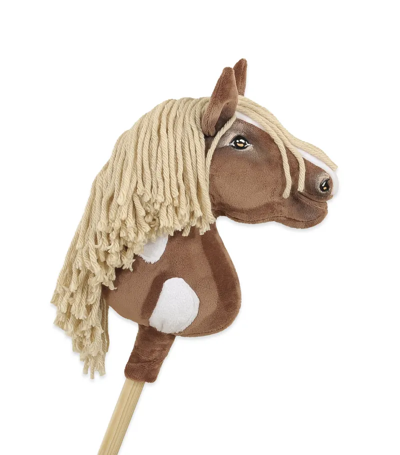 Hobby Horse Średni Koń Na Kiju Premium Western Gniady TUM-TUM - Beżowy