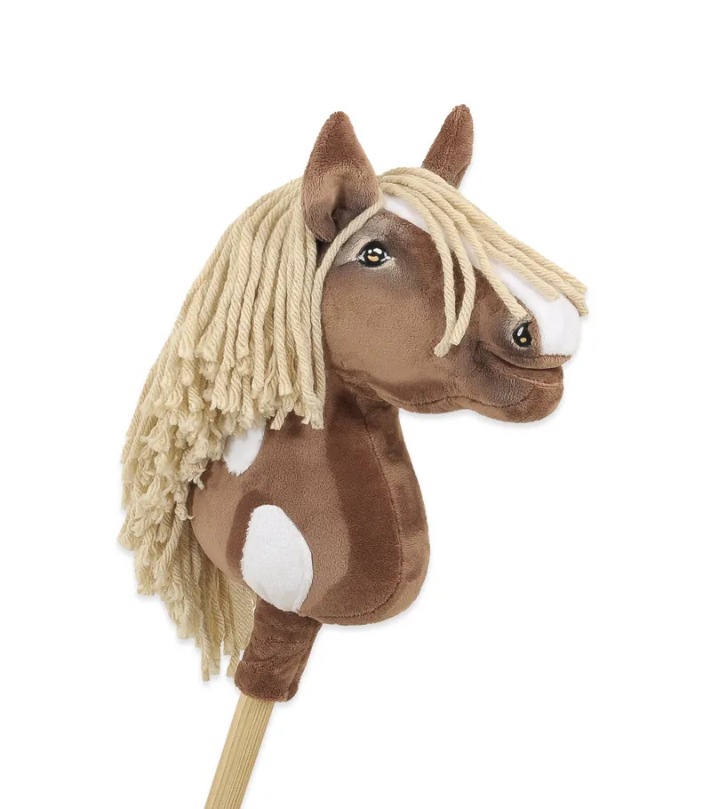 Hobby Horse Średni Koń Na Kiju Premium Western Gniady TUM-TUM - Beżowy