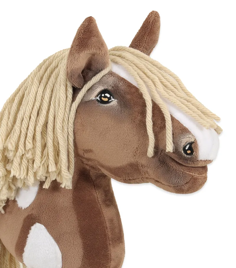 Hobby Horse Średni Koń Na Kiju Premium Western Gniady TUM-TUM - Beżowy