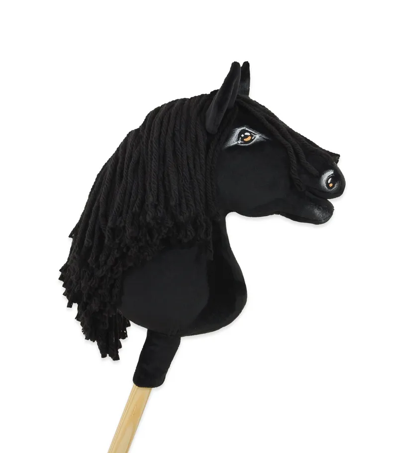 Hobby Horse Średni Koń Na Kiju Premium Kary TUM-TUM - Czarny