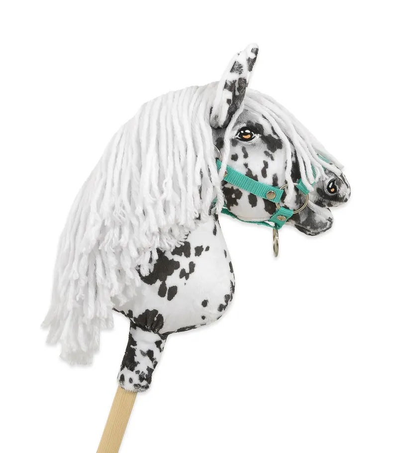 Hobby Horse Średni Koń Na Kiju Premium Tarantowaty TUM-TUM - Biało-Czarny