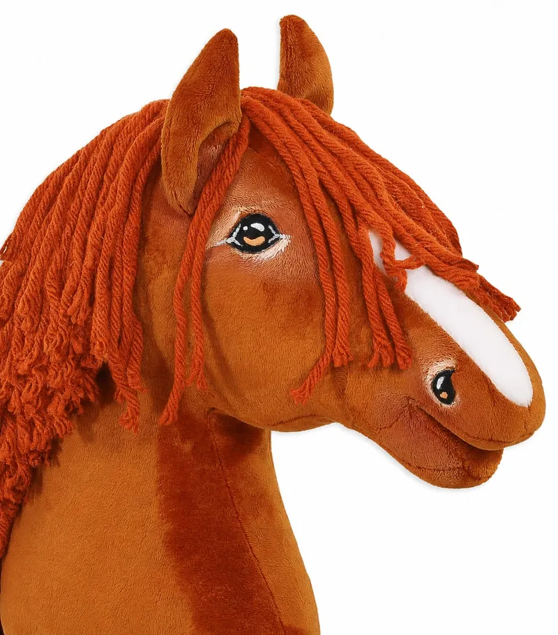 Hobby Horse Duży Koń Na Kiju Premium Kasztan TUM-TUM