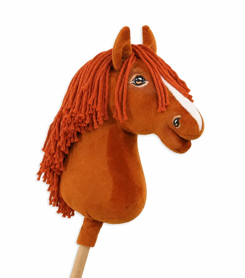 Hobby Horse Duży Koń Na Kiju Premium Kasztan TUM-TUM