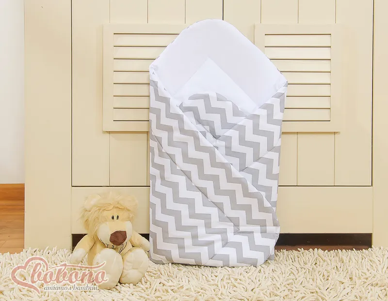 Rożek Miękki- Simple Chevron TUM-TUM - Szary