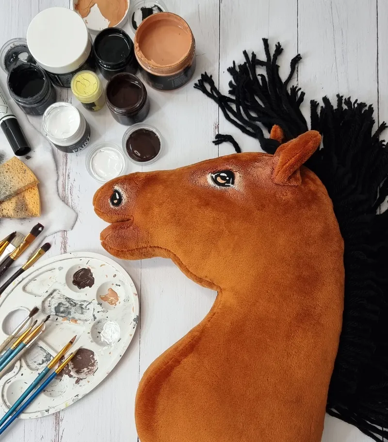 Hobby Horse Duży Koń Na Kiju Premium Jasnogniady TUM-TUM