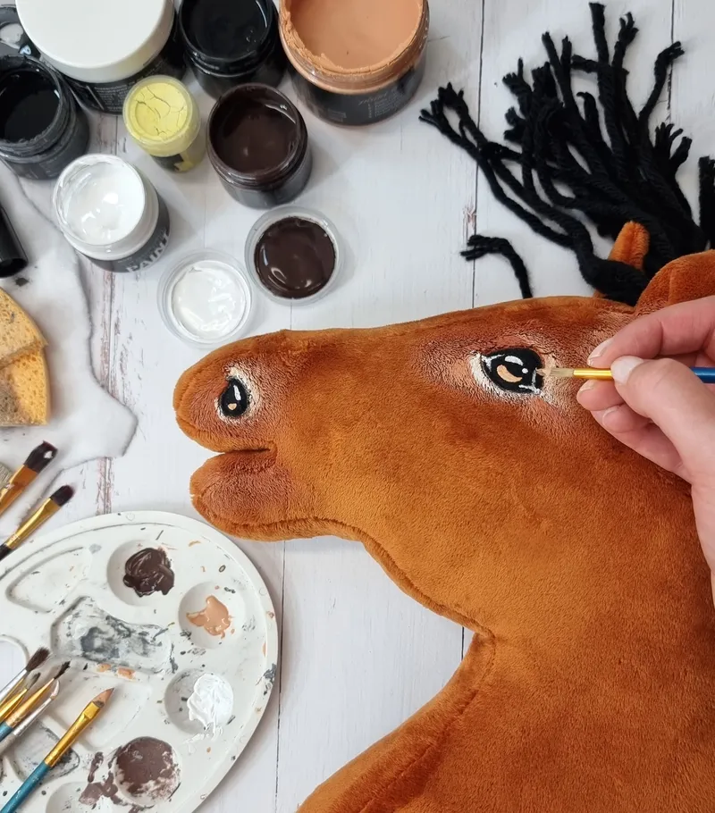 Hobby Horse Duży Koń Na Kiju Premium Jasnogniady TUM-TUM