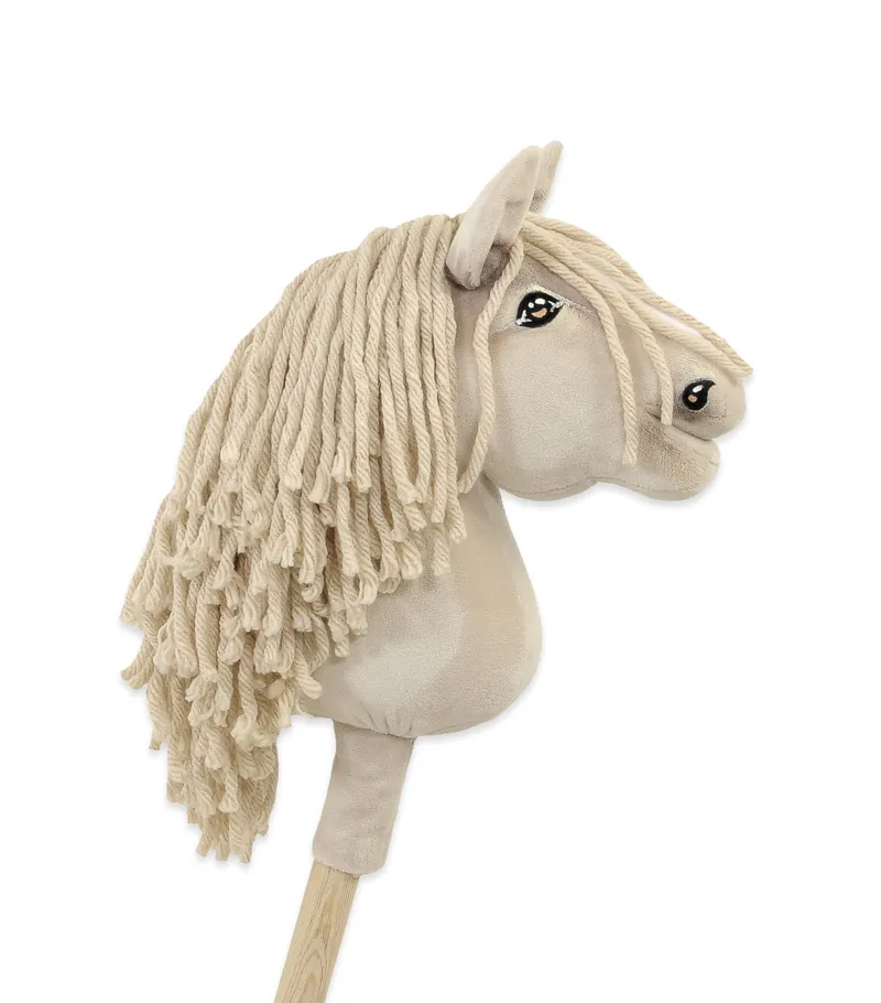 Hobby Horse Mały Koń Na Kiju Premium Cremello TUM-TUM - Kremowy