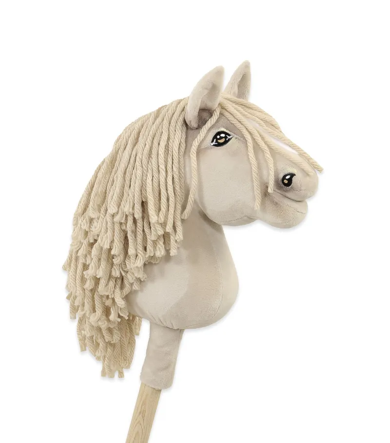 Hobby Horse Mały Koń Na Kiju Premium Cremello TUM-TUM - Kremowy