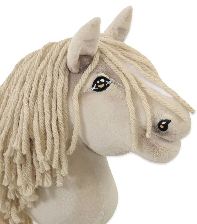Hobby Horse Mały Koń Na Kiju Premium Cremello TUM-TUM - Kremowy