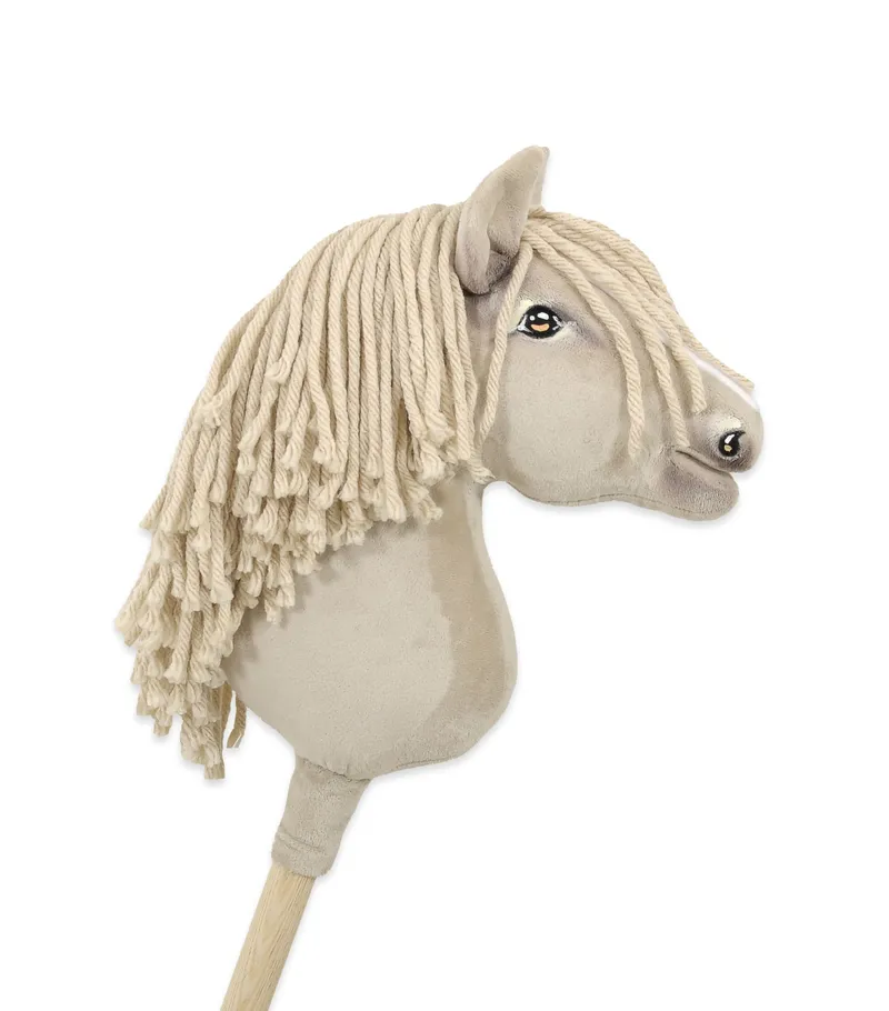 Hobby Horse Średni Koń Na Kiju Premium Cremello TUM-TUM - Kremowy