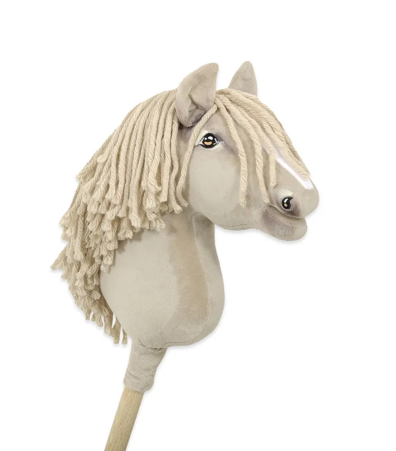 Hobby Horse Średni Koń Na Kiju Premium Cremello TUM-TUM - Kremowy