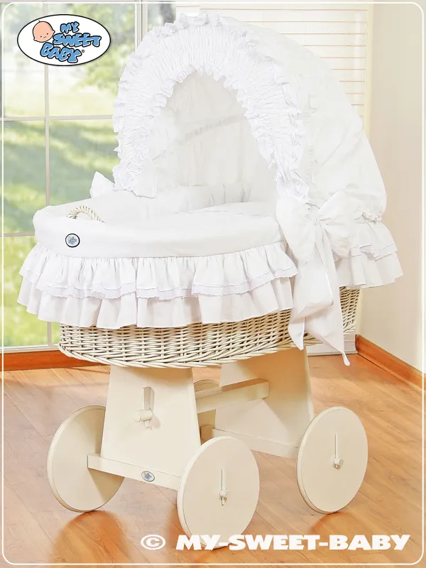 Kosz Mojżesza Budką- Little Angel TUM-TUM - Biały