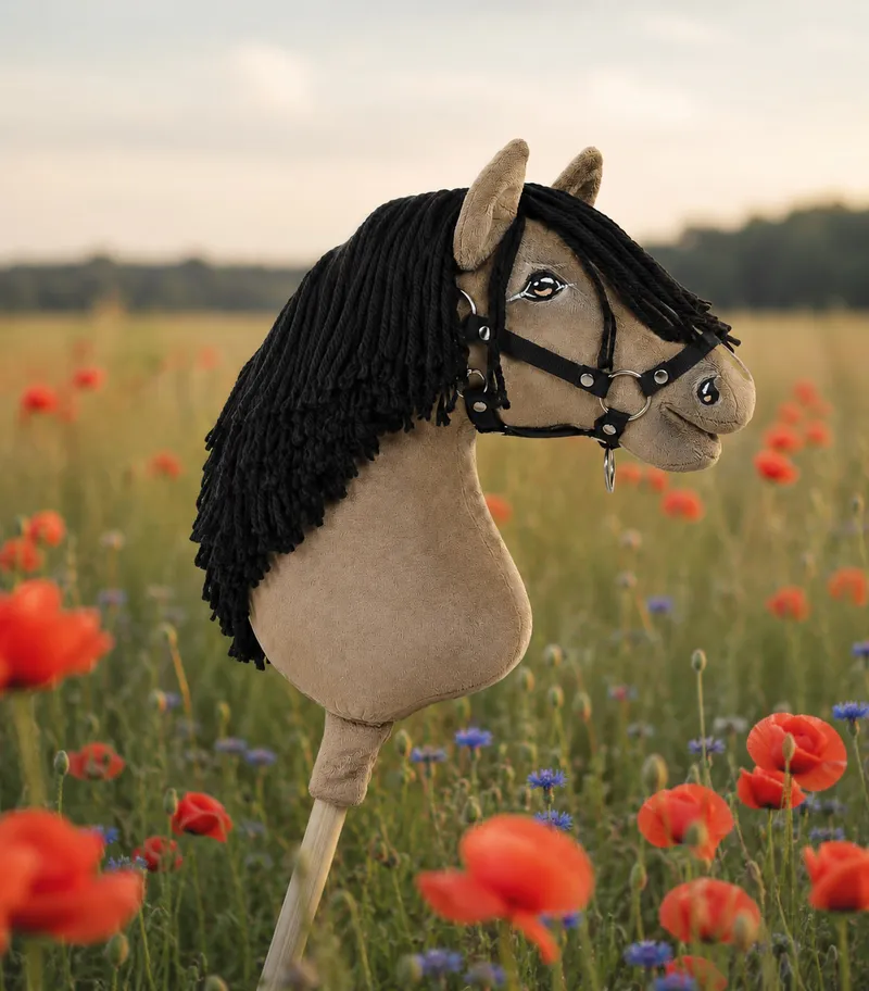 Hobby Horse Duży Koń Na Kiju Premium Maść Jelenia TUM-TUM