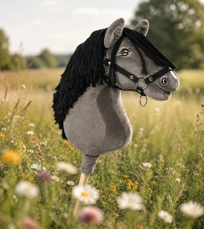 Hobby Horse Duży Koń Na Kiju Premium Myszaty TUM-TUM
