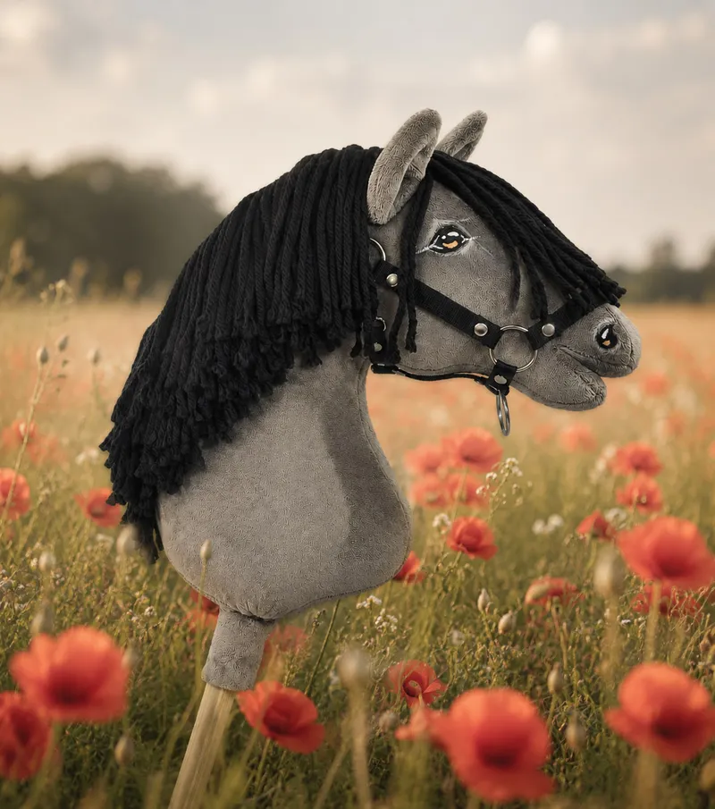 Hobby Horse Duży Koń Na Kiju Premium Myszaty TUM-TUM