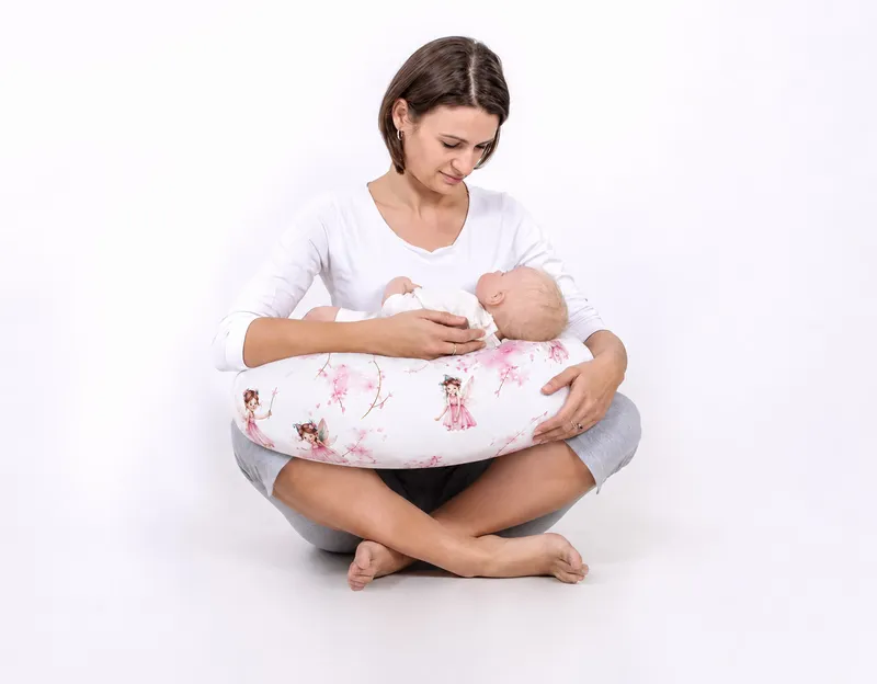 Poduszka Rogal Do Karmienia Fasolka Zdejmowana Poszewka Blossom TUM-TUM