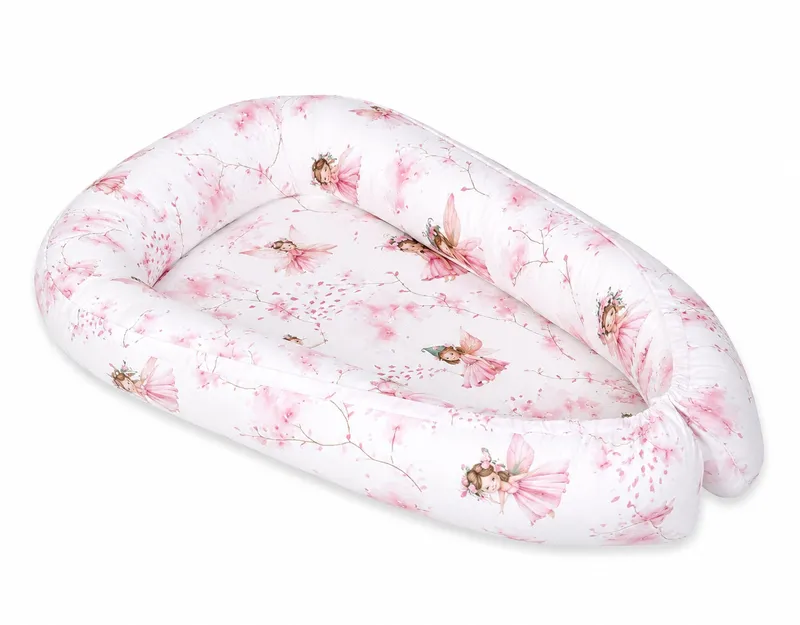 Kokon Niemowlęcy Dwustronny Kojec Otulacz Premium Blossom TUM-TUM