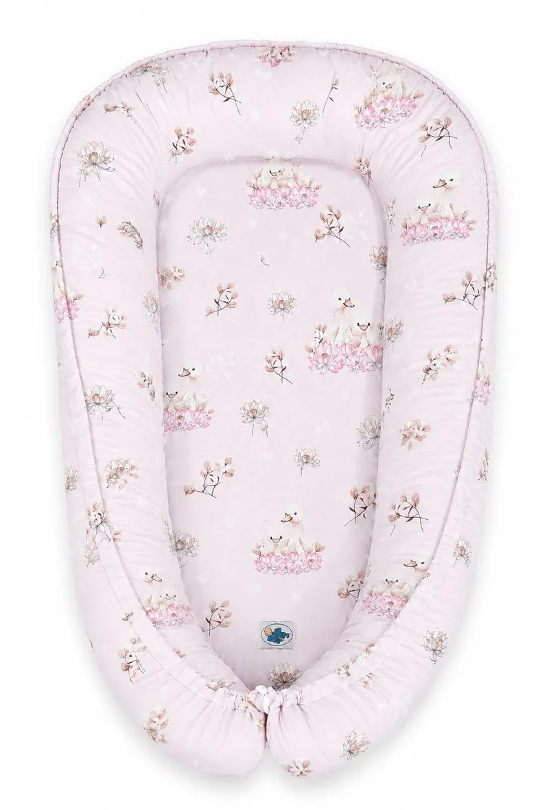 Kokon Niemowlęcy Dwustronny Kojec Otulacz Premium Little Swans TUM-TUM
